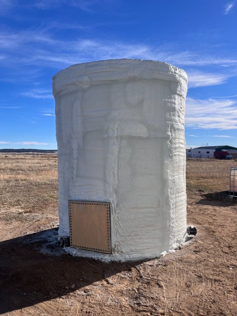Custom Spray-Foam on an Oil Storage Tank — photo 2