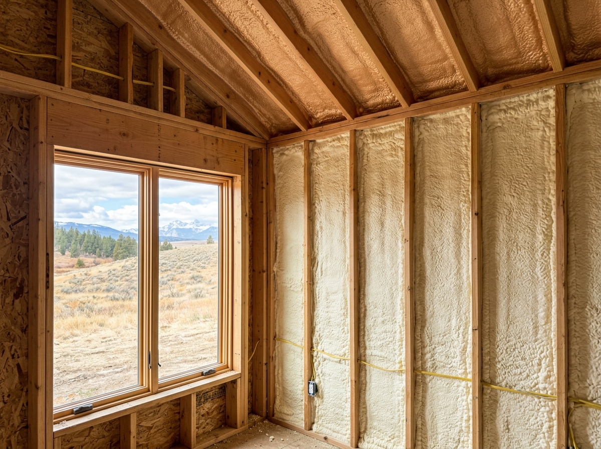 Closed-cell wall + ceiling — Spray Foam project in Gillette, WY